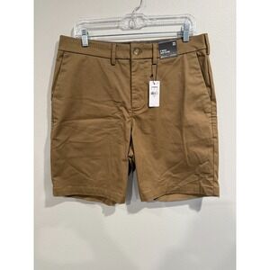 Express Khaki Tan Stretch Short 8" above the knee Inseam Size 33